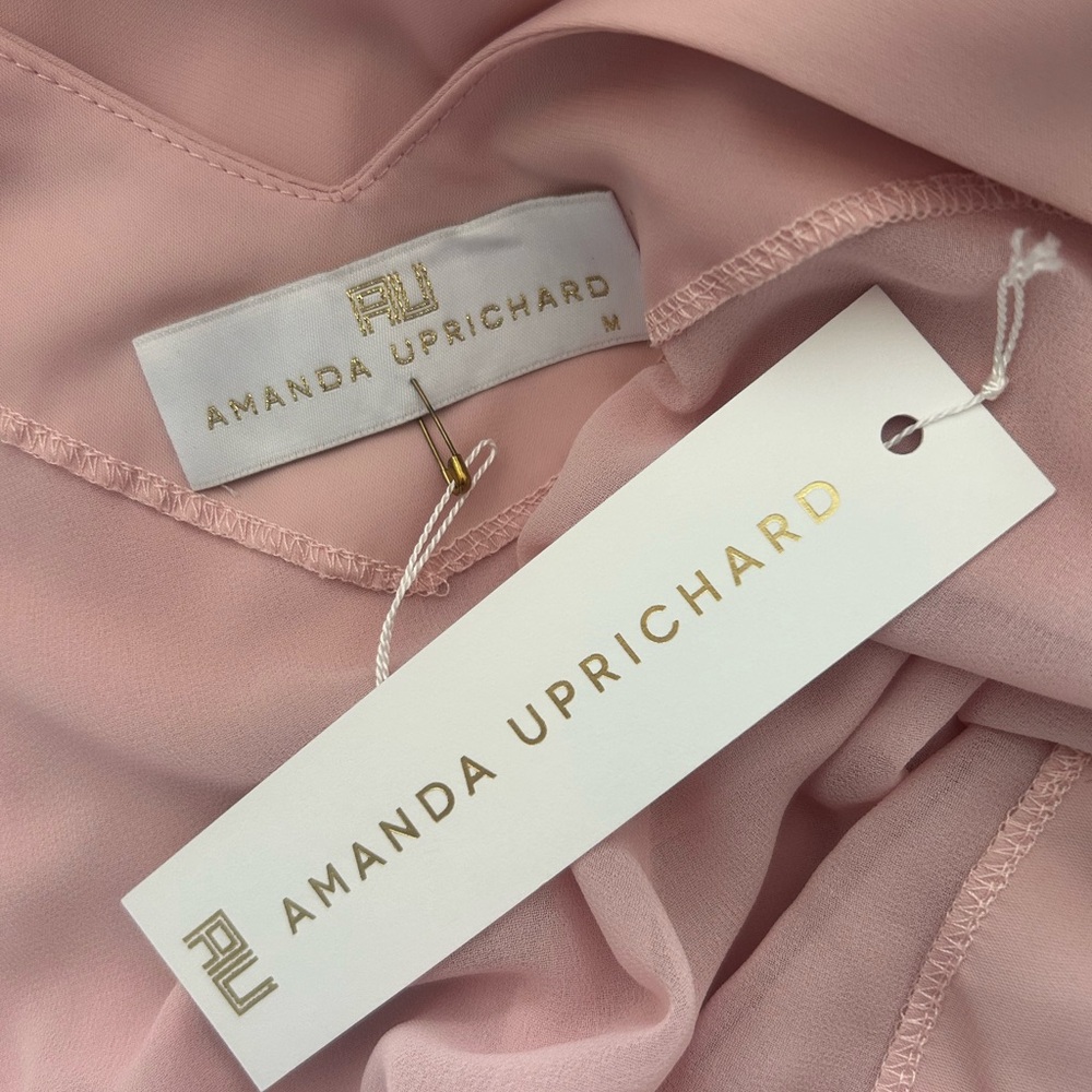 Amanda Uprichard Soft Pink Chiffon Blouse - Picture 6 of 8